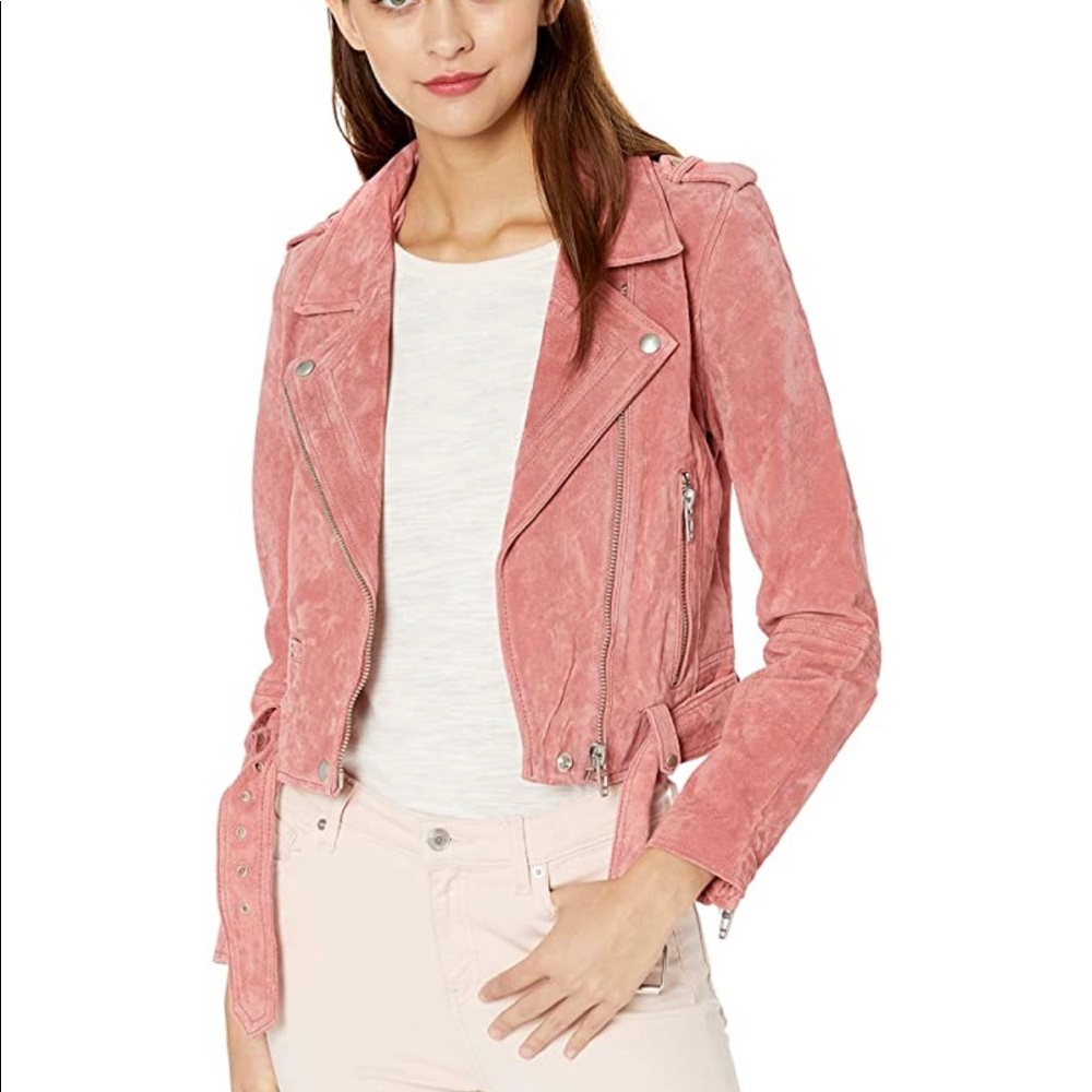 Blank NYC suede moto jacket